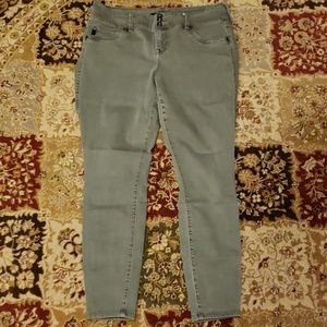 Torrid olive skinny jeans